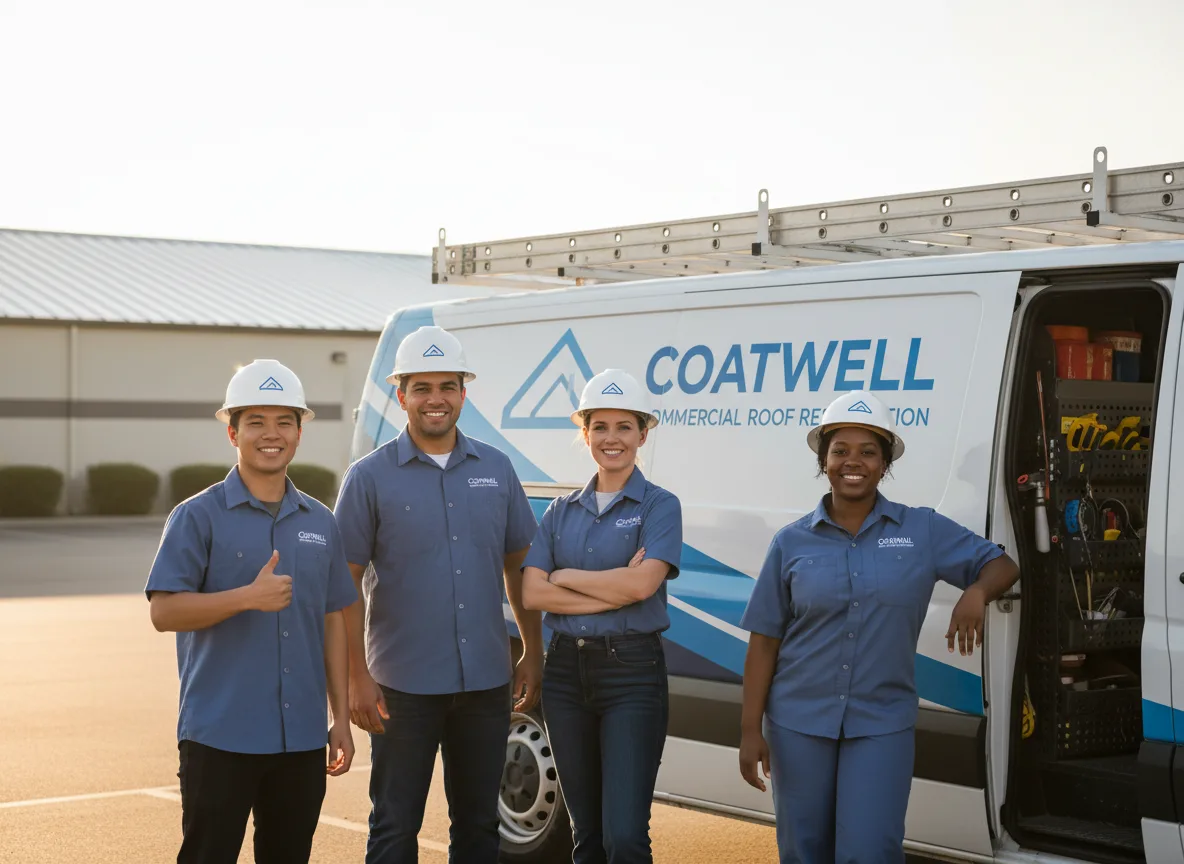 Commercial roof coating company in Rose, NY